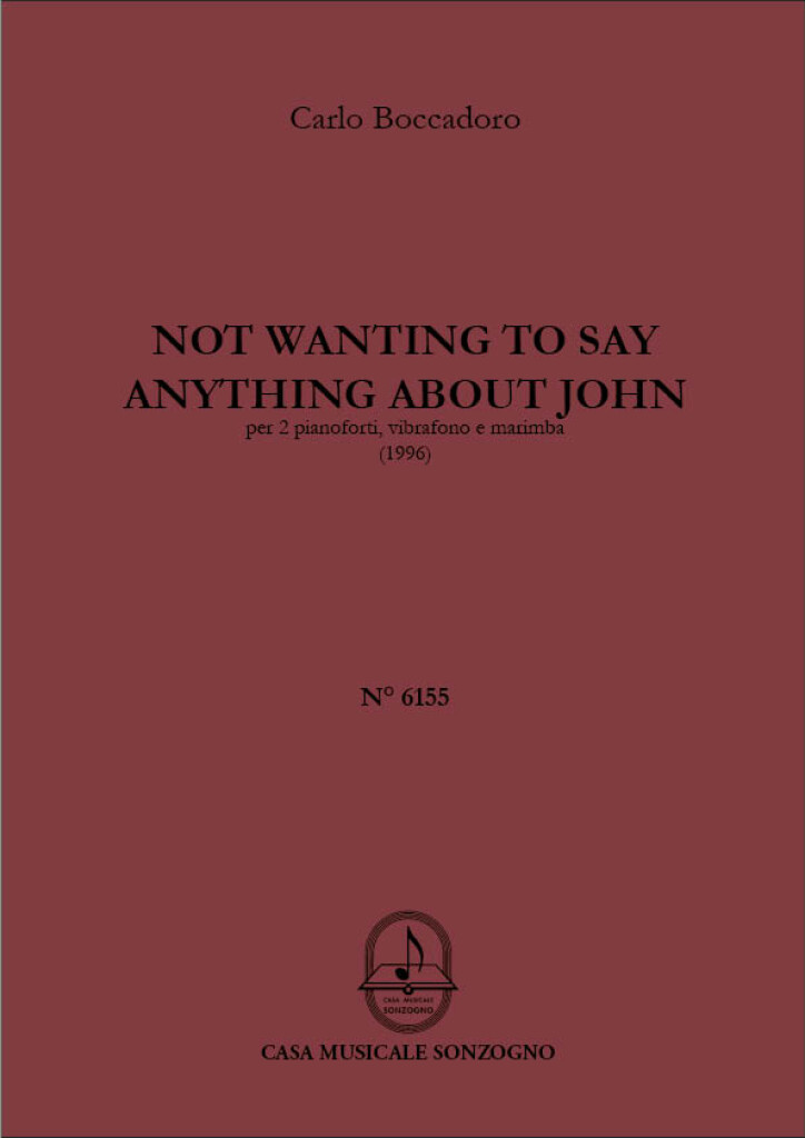 Not wanting to say anything about John